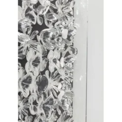 Cadre décoratif Silver Flower 100x100cm