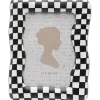 Cadre photo Checker noir 13x18cm