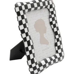 Cadre photo Checker noir 13x18cm