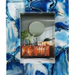 Cadre photo Francis Achat bleu 13x18cm