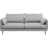 Canapé Amalfi 2-places gris 219cm