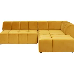 Canapé angle Belami Velvet Amber droit