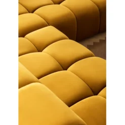 Canapé angle Belami Velvet Amber droit