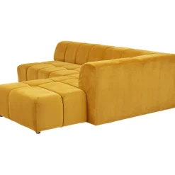 Canapé angle Belami Velvet Amber droit