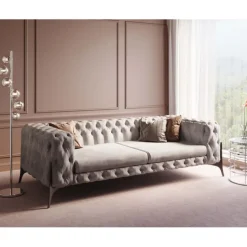 Canapé Bellissima 3-places taupe 240cm