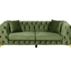 Canapé Bellissima 2-places velours vert 200cm