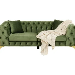 Canapé Bellissima 2-places velours vert 200cm