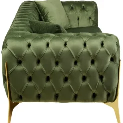 Canapé Bellissima 2-places velours vert 200cm