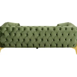 Canapé Bellissima 2-places velours vert 200cm