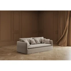 Canapé Boheme 3,5 places crème 230cm