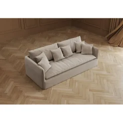 Canapé Boheme 3,5 places crème 230cm