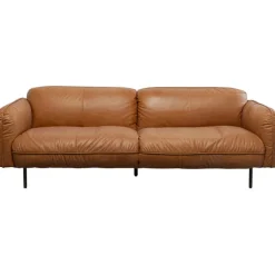 Canapé Calgary cuir marron clair 228cm