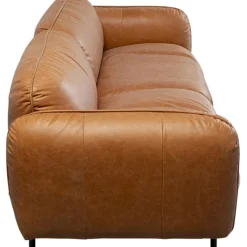 Canapé Calgary cuir marron clair 228cm