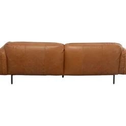 Canapé Calgary cuir marron clair 228cm