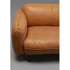 Canapé Calgary cuir marron clair 228cm