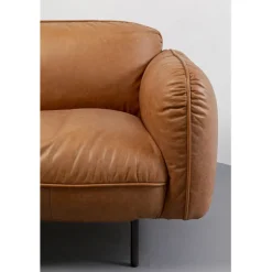 Canapé Calgary cuir marron clair 228cm