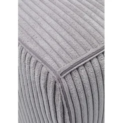 Canapé Cubetto Cord 3-places gris clair 220cm