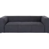 Canapé Cubetto 3-places gris foncé 220cm