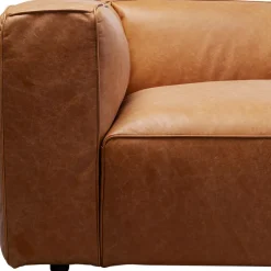 Canapé Cubetto 3-places marron clair 220cm