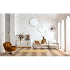 Canapé d angle Amalfi droite crème 275cm