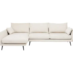Canapé d angle Amalfi gauche crème 275cm