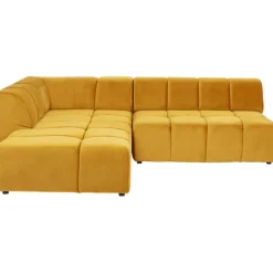 Canapé d angle Belami velours ambre gauche