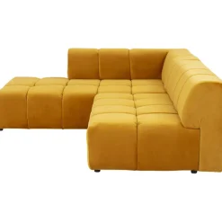 Canapé d angle Belami velours ambre gauche