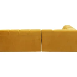 Canapé d angle Belami velours ambre gauche