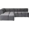 Canapé d angle Belami Velvet gris gauche