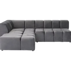 Canapé d angle Belami Velvet gris gauche