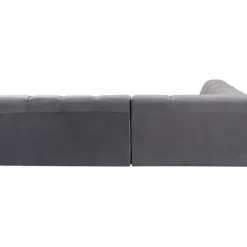 Canapé d angle Belami Velvet gris gauche