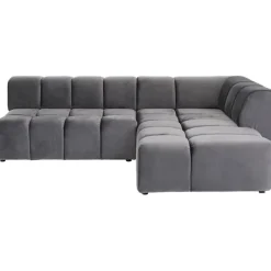 Canapé d angle Belami Velvet gris droit
