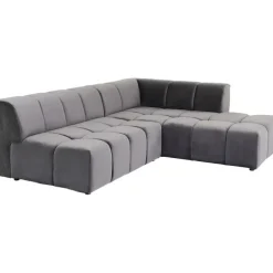 Canapé d angle Belami Velvet gris droit