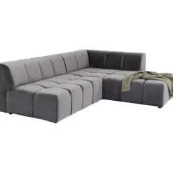 Canapé d angle Belami Velvet gris droit