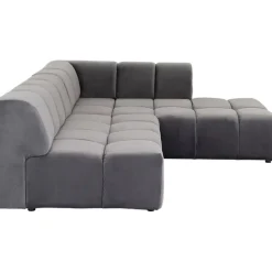 Canapé d angle Belami Velvet gris droit