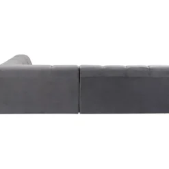 Canapé d angle Belami Velvet gris droit