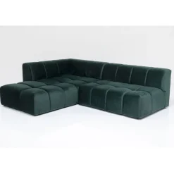Canapé d angle Belami vert foncé gauche 265cm