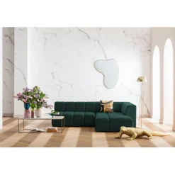Canapé d angle Belami vert foncé droite 265cm