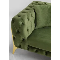Canapé d angle Bellissima velours vert droite