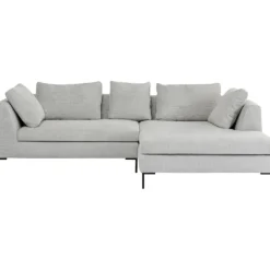 Canapé d angle Gianni Cord gris droite