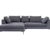 Canapé d angle Gianni gris gauche