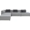 Canapé d angle Infinity Atlanta gris gauche