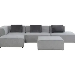 Canapé d angle Infinity Atlanta gris gauche
