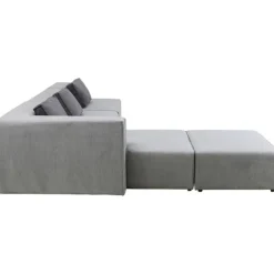 Canapé d angle Infinity Atlanta gris gauche