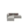 Canapé d angle Infinity Boston gris