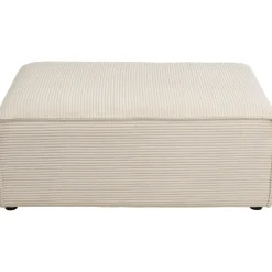 Canapé d angle Infinity Ottomane Cord crème gauche