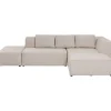 Canapé d angle Infinity Ottomane crème droite