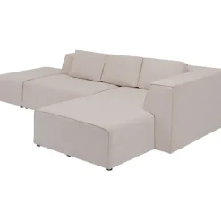 Canapé d angle Infinity Ottomane crème droite