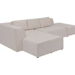 Canapé d angle Infinity Ottomane crème gauche