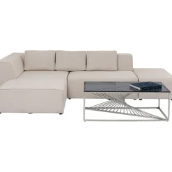 Canapé d angle Infinity Ottomane crème gauche